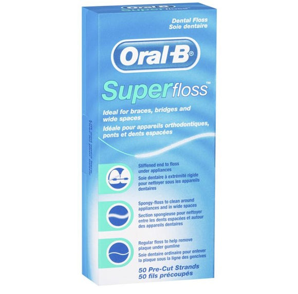 Super floss™ for braces | Oral B